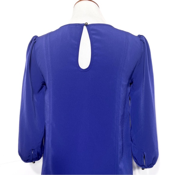 Urban Outfitters Royal Purple 3/4 Sleeve Pullover Peasant Shift Dress - Picture 7 of 10